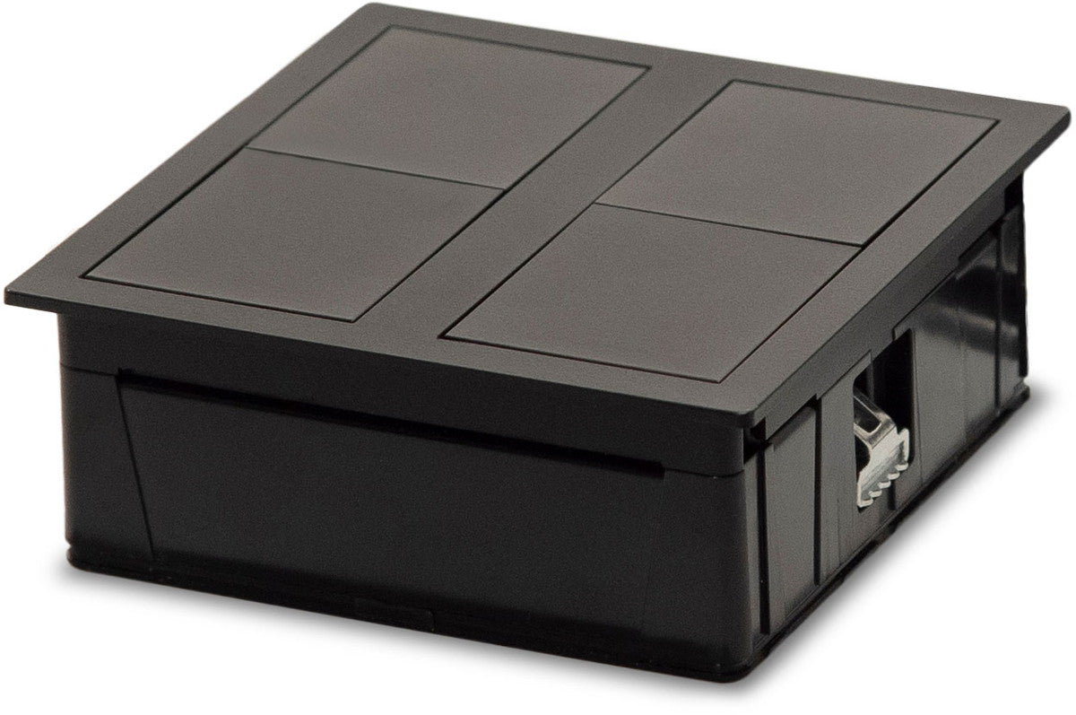 Prise cuisine carrée à encastrer TSUNO coloris Noir mat (ZE0158079)