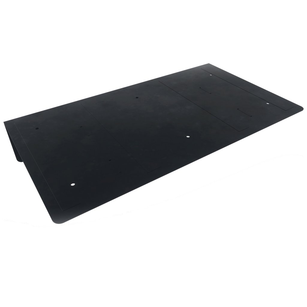 Prolongateur de plan de travail et de snack PLAK - 450x250mm - Finition noir mat