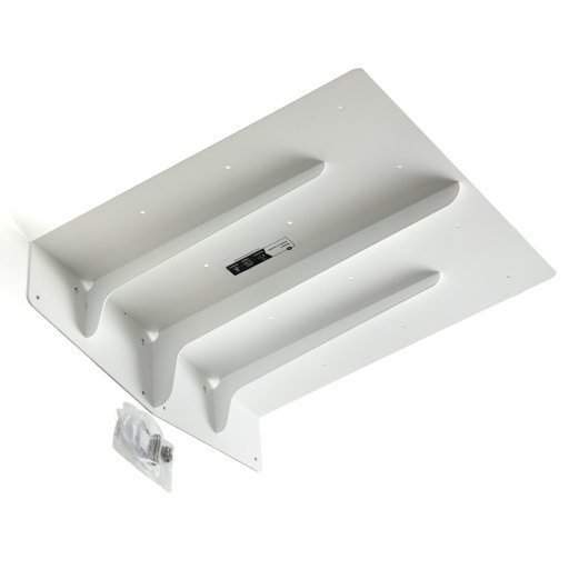 Prolongateur de plan de travail et snack PLAK 450 x 450 mm blanc mat