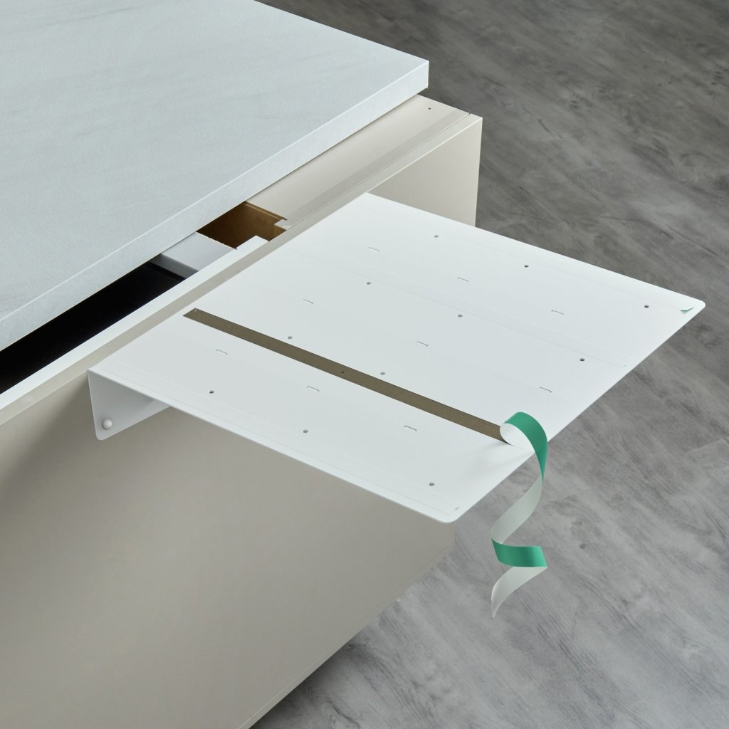 Prolongateur PLAK 450 x 450 mm blanc mat