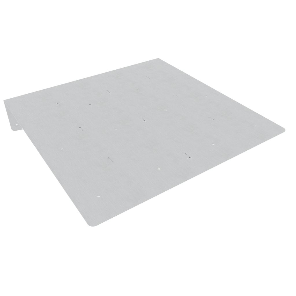 Prolongateur de plan de travail et snack 'PLAK' - 450X450mm - Finition inox brossé AISI 304