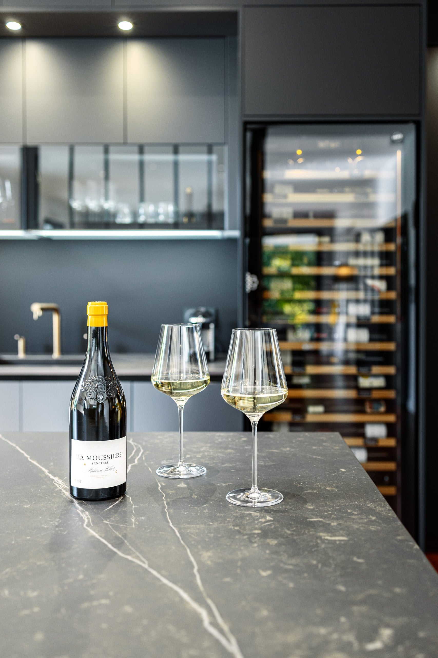 Réalisation d'une cuisine avec dekton kelya