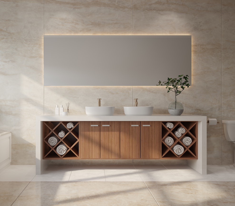 Revêtement de sol et mural en Dekton Zenith (en m²)