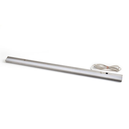 Réglette LED 600 mm 11 W inox brossé, 3000 K