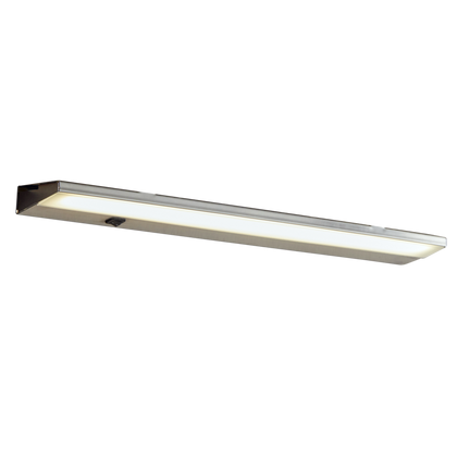 Réglette LED 600 mm 11 W inox brossé, 4000 K
