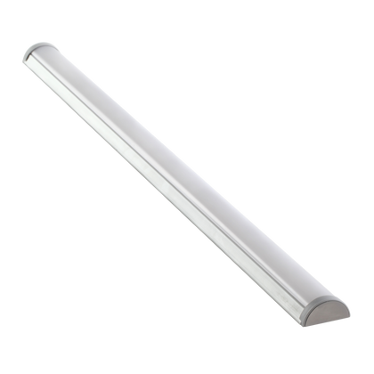 Réglette LED demi-lune 600 mm 9,4 W aluminium, 4000 K