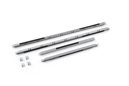 Renfort de plan de travail FORZA-Kit composé de 2 Longerons, 2 Traverses et 4 supports- Pour meuble de 900mm-Finition acier zingué