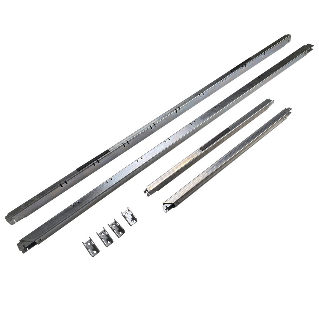 Renfort de plan de travail FORZA+ -Kit composé de 2 Longerons, 2 Traverses et 4 supports- Pour meuble de 900mm-Finition acier zingué