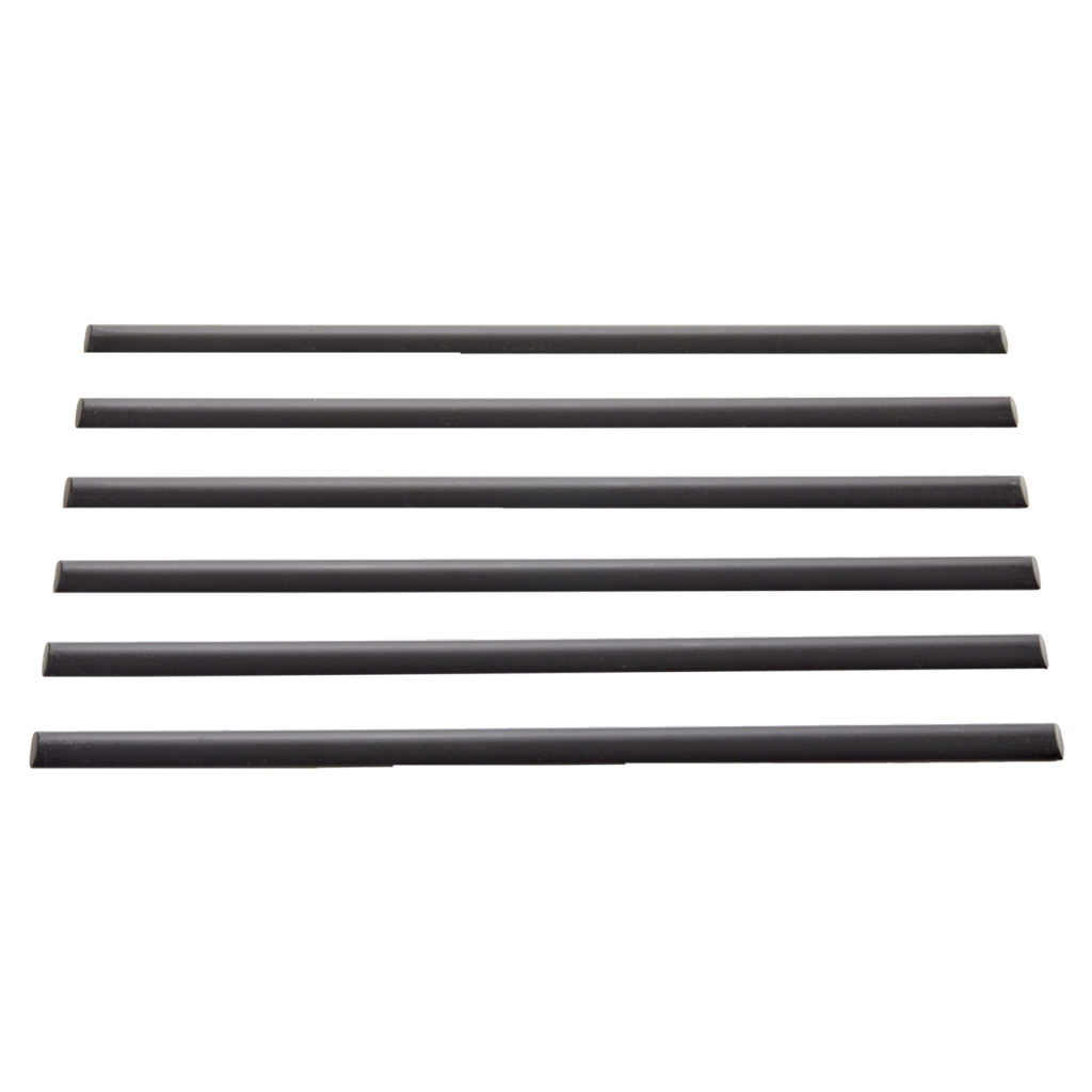 'Repose-casserole' noir-Ep.4mm-Composé de 6 baguettes de 296mm-Pose sans usinage