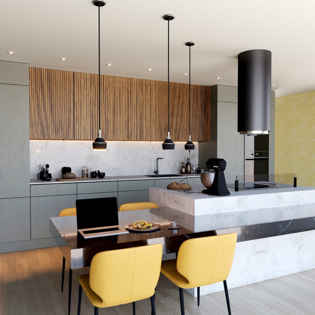 Suspension prise MERCURY incluant un éclairage LED équipé d'un interrupteur tactile avec variateur d'intensité (8W / 210lm - 4000k) - finition noir mat - collerette chrome noir - hauteur de câble réglable - 16A - 230V - 2P+T