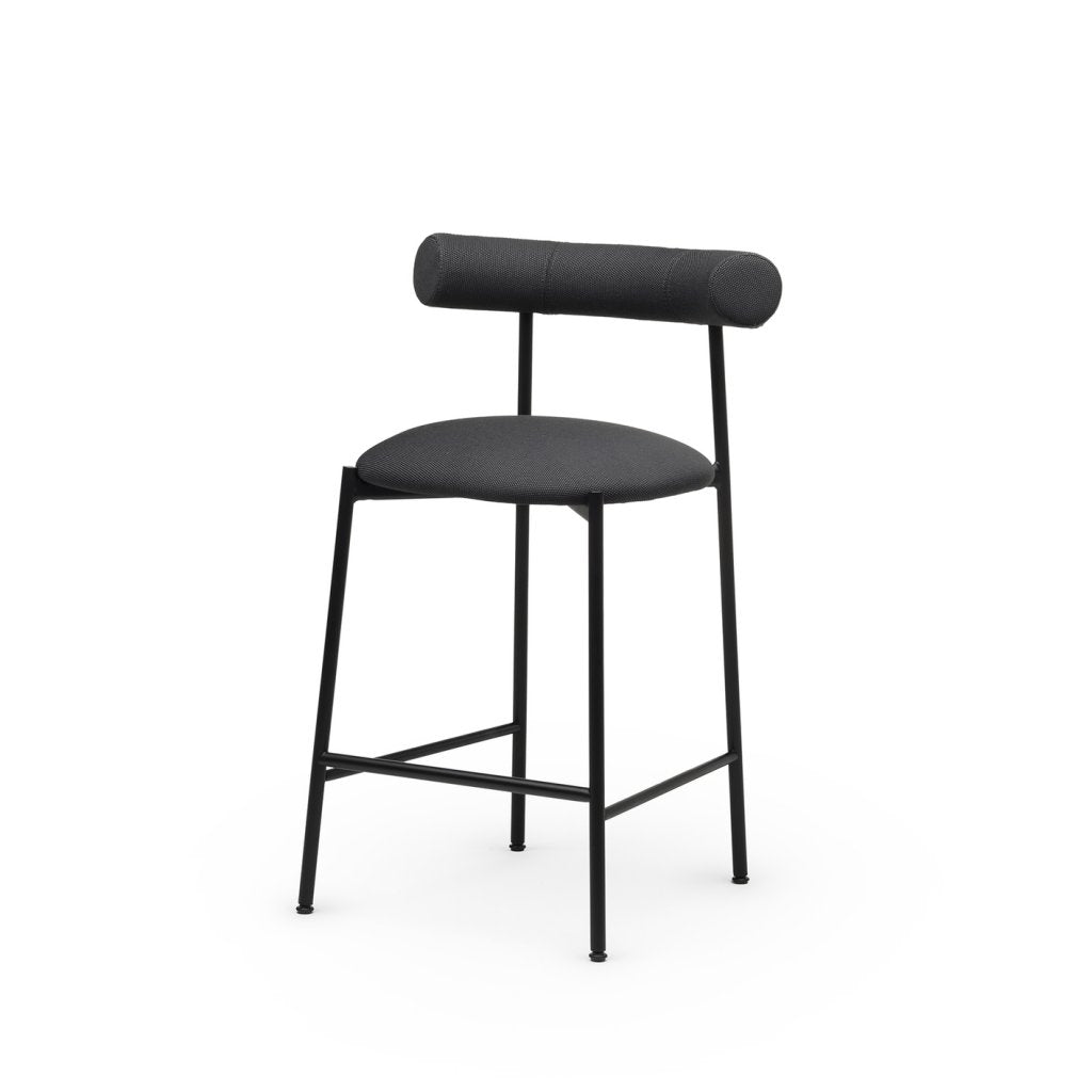 Tab.bas AVANA-Structure noire-Assise écopelle noir