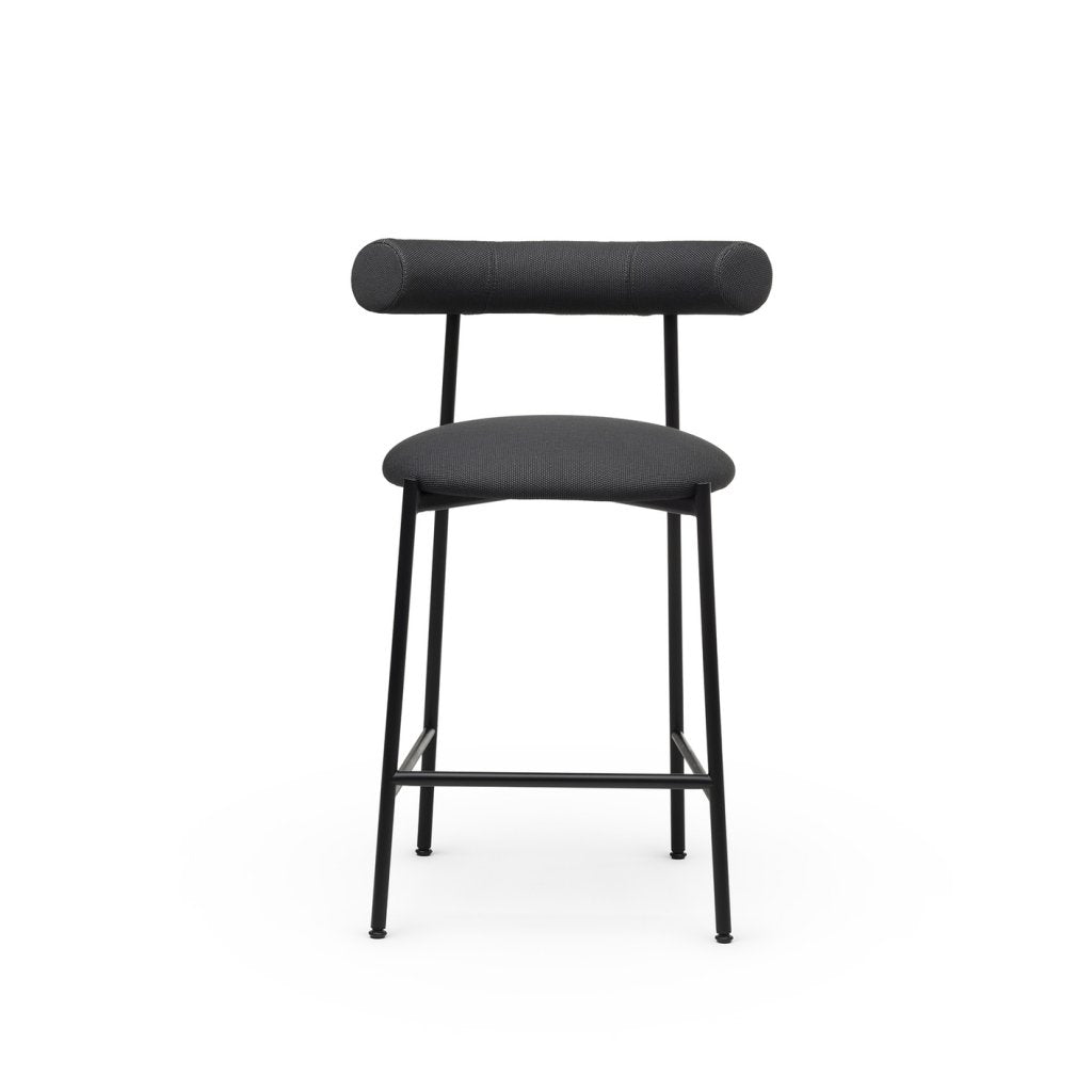 Tab.bas AVANA-Structure noire-Assise écopelle noir