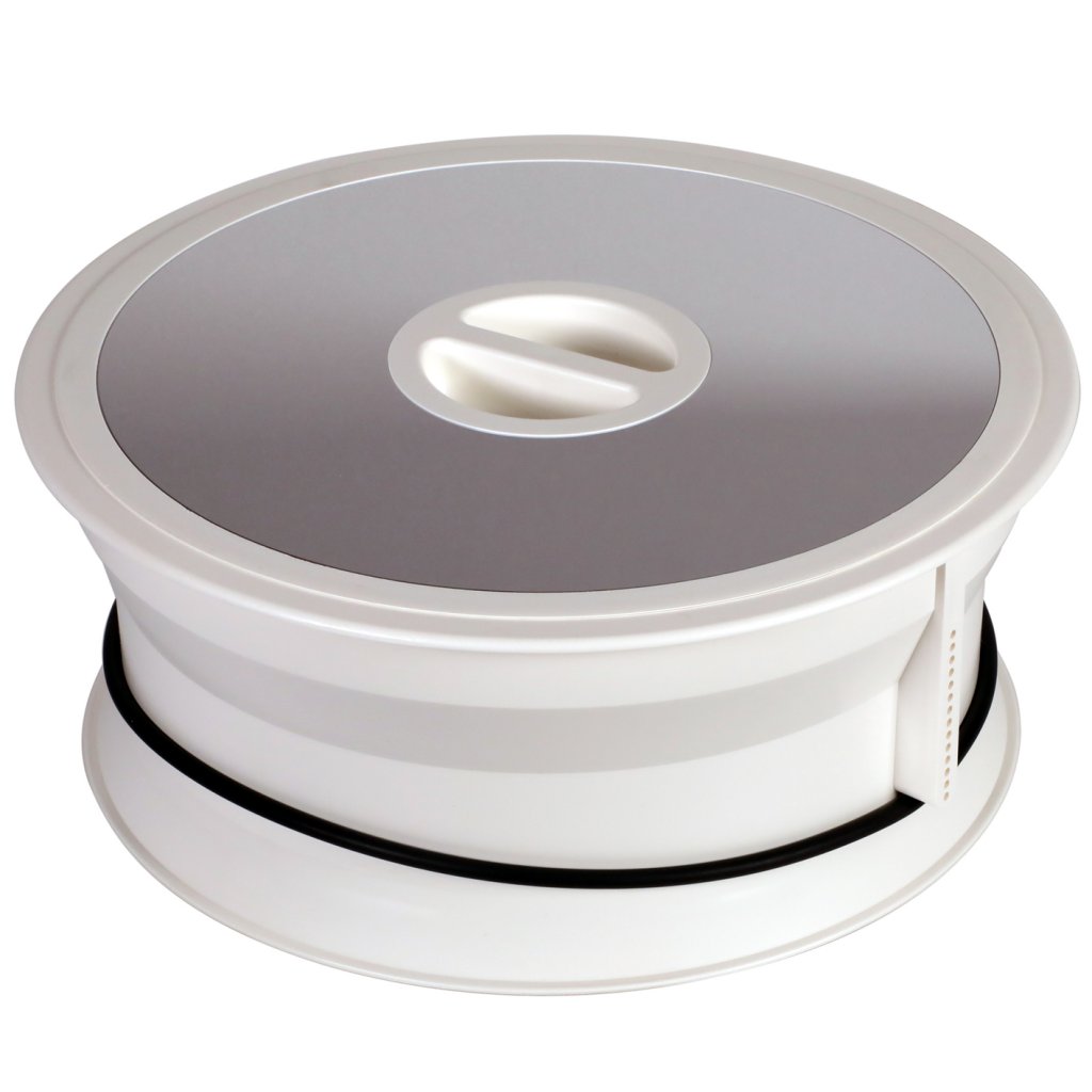 Vide-déchets MSA B5011 blanc et inox Ø 295 mm