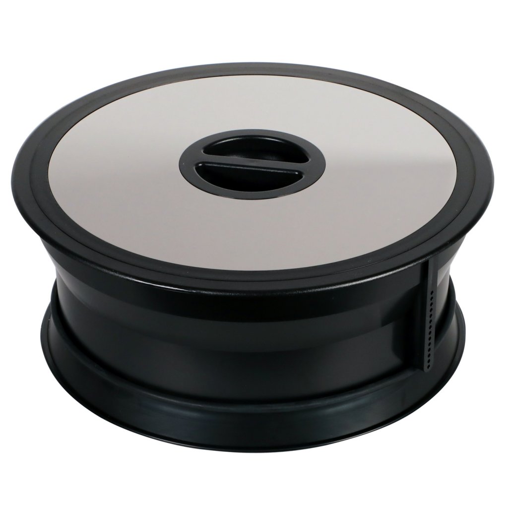Vide-déchets MSA B5013 noir et inox Ø 295 mm