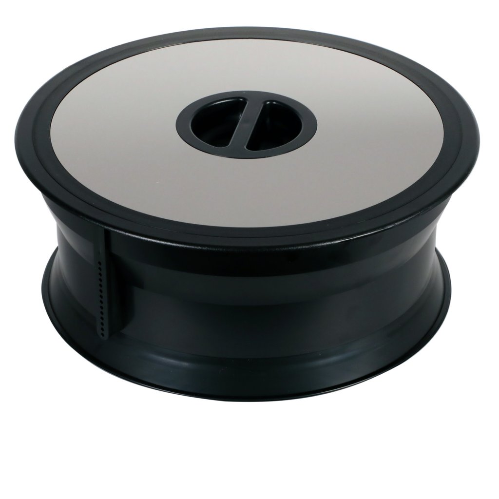 Vide-déchets MSA B4013 noir et inox Ø 295 mm