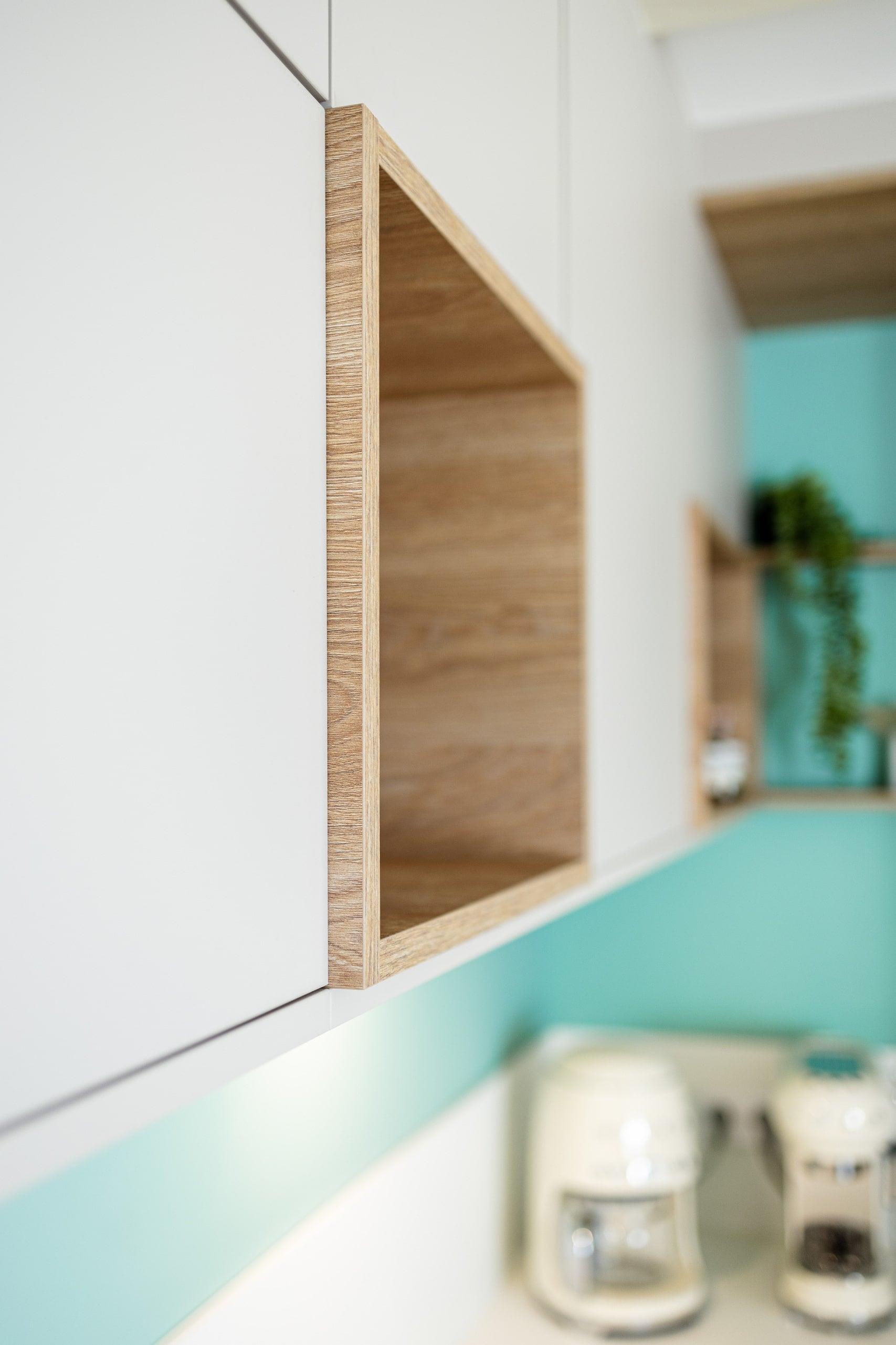 Zoom niche cuisine bois charente