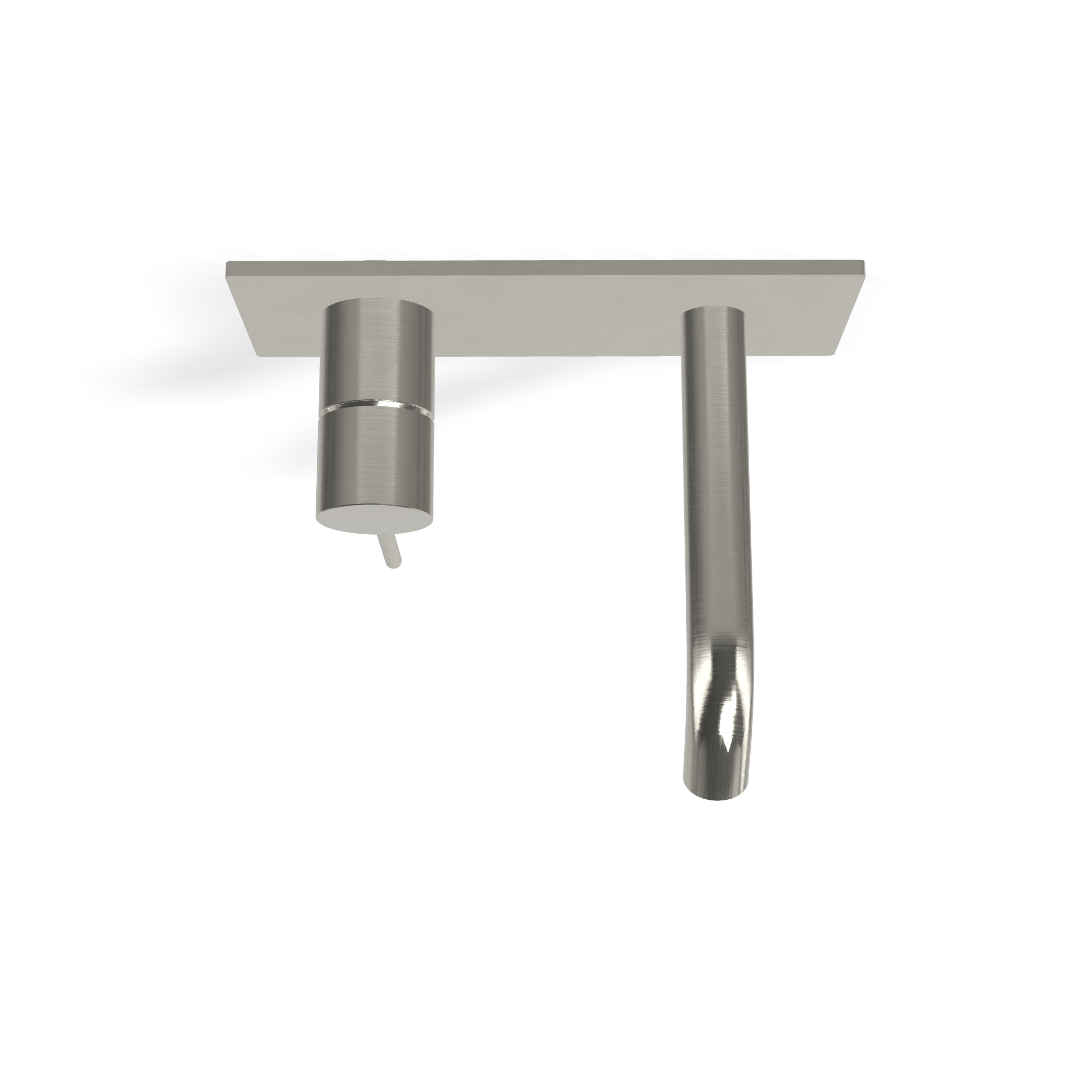 Mitigeur mural avec platine P 15,8 cm (collection 40 mm)