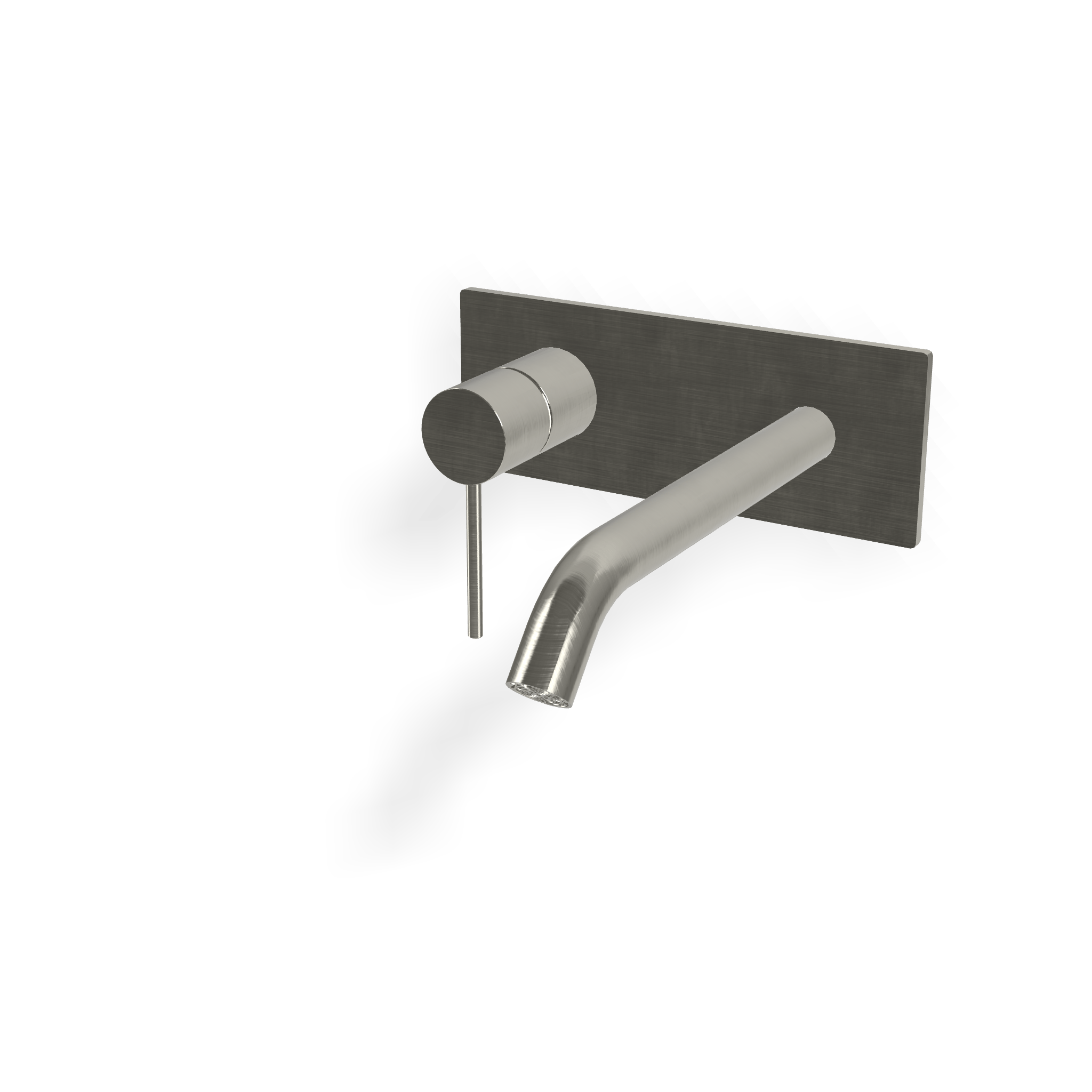 Mitigeur mural avec platine P 20,8 cm (collection 40 mm)