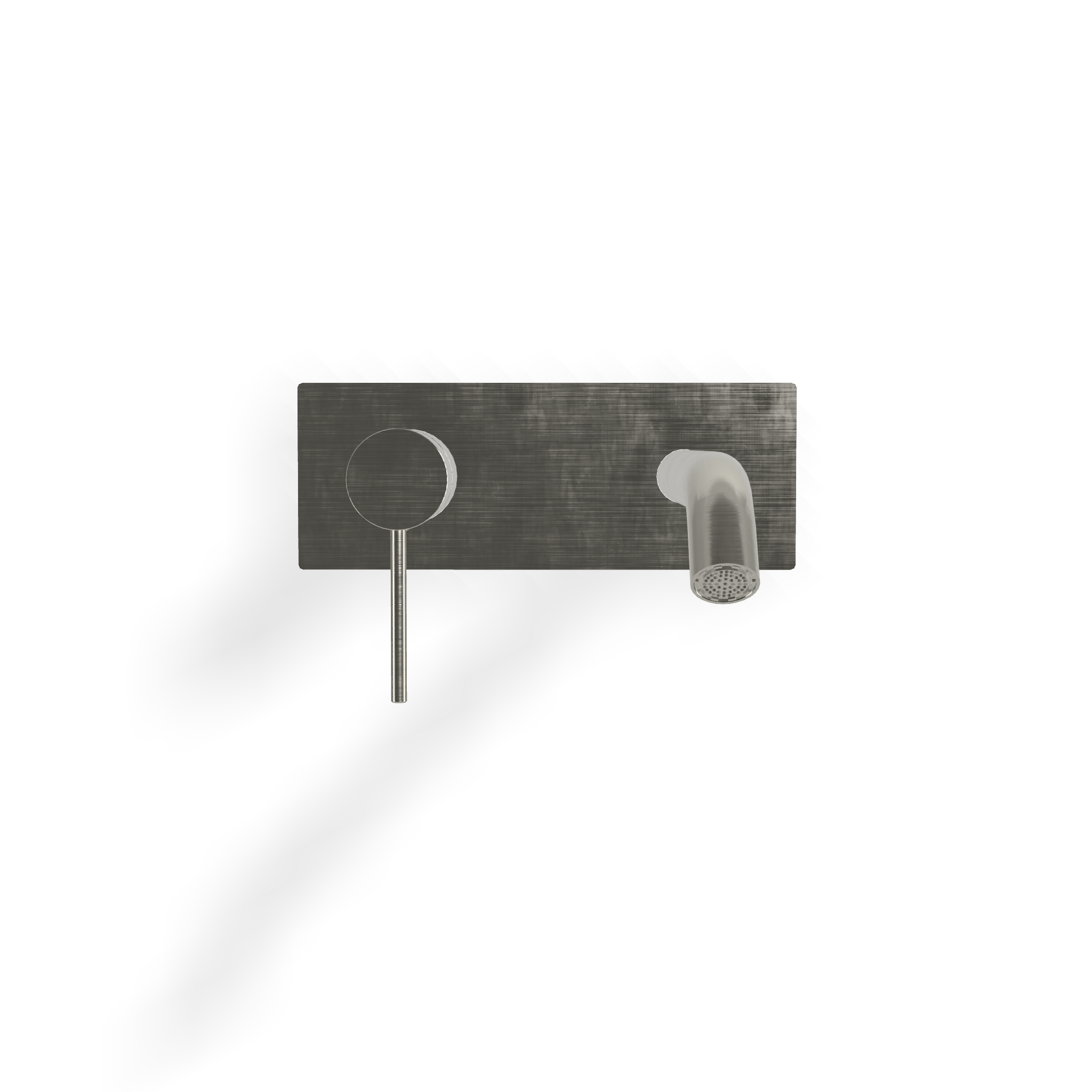 Mitigeur mural avec platine P 20,8 cm (collection 40 mm)