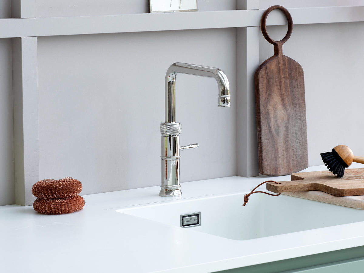 Mitigeur Quooker Classic Fusion Square Chrome – robinet eau bouillante 100 °C