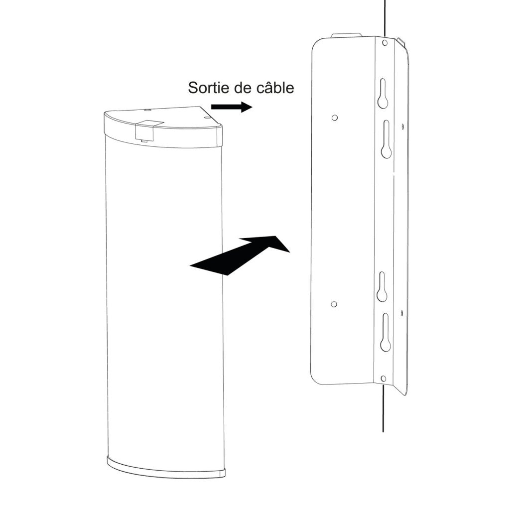 Bloc 2 prises + 2 USB (2A - 5V) SMART à installer horizontalement ou verticalement dans un angle - finition noir anodisé - 16A - 230V - 2P+T