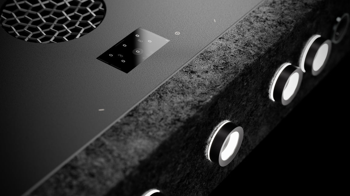 BORA X Pure Max équipé des boutons de commande en option et de l’écran tactile