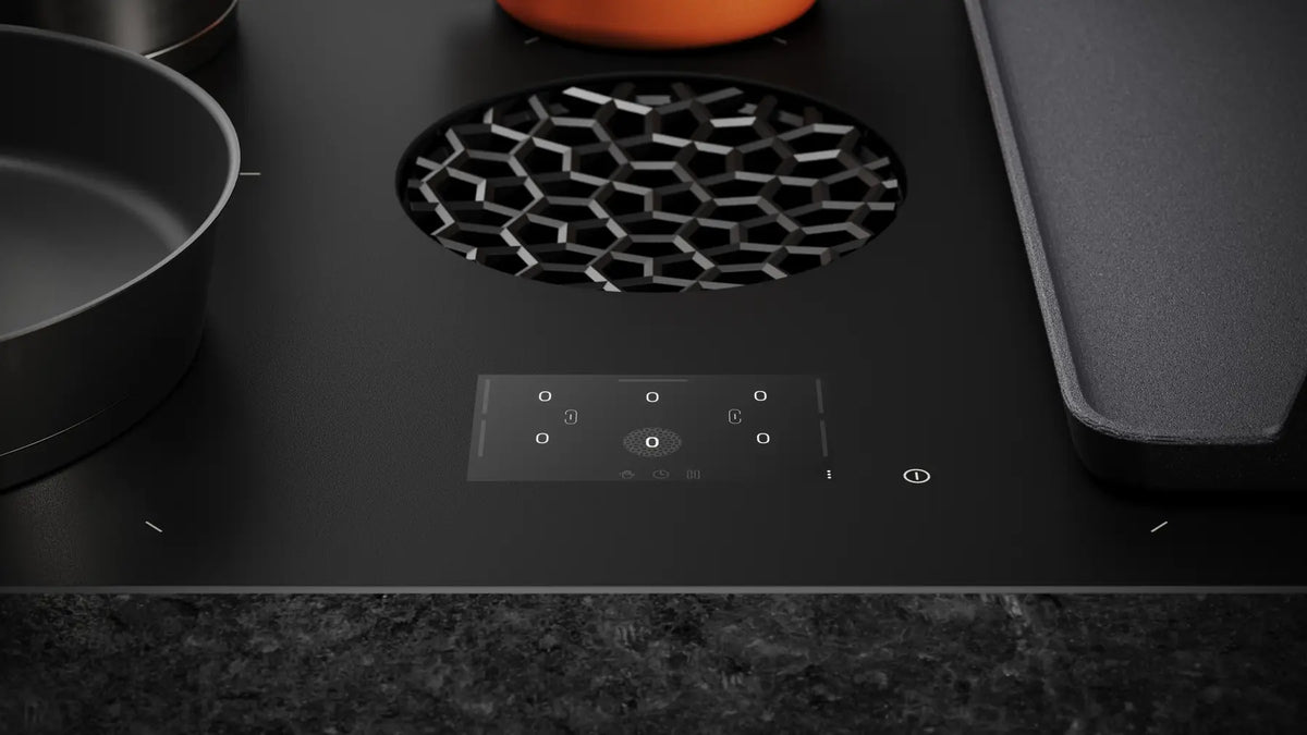 BORA X Pure Max Rough – Table de cuisson induction 5 zones avec dispositif aspirant intégré