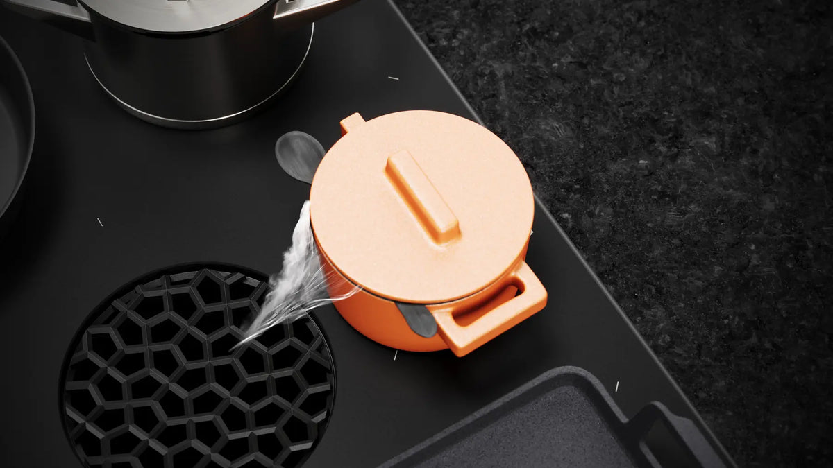 BORA X Pure Max Rough – Table de cuisson induction 5 zones avec dispositif aspirant intégré