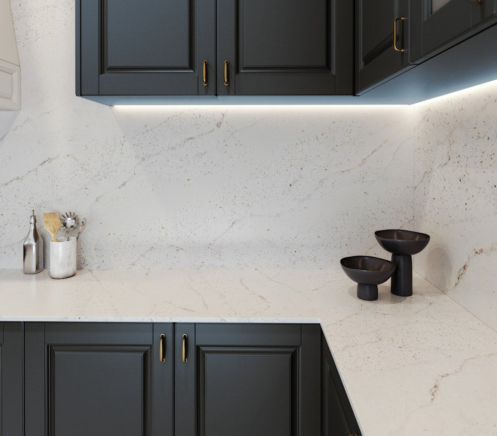 Revêtement de sol et mural en Silestone Eclectic Pearl (en m²)