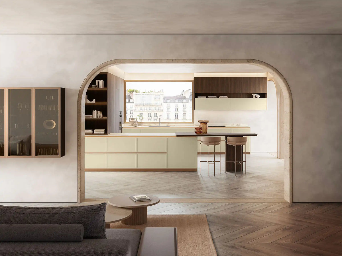 Cuisine EQUA et RHO en X-Ivory Matt et Lamitech Twilight - ARMONY