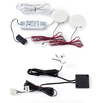 Kit 2 spots bibliothèque LED HALO, 4000 K