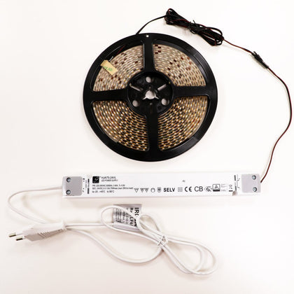 Kit barrette LED flexible 5 m 3000 K, 9,6 W/m
