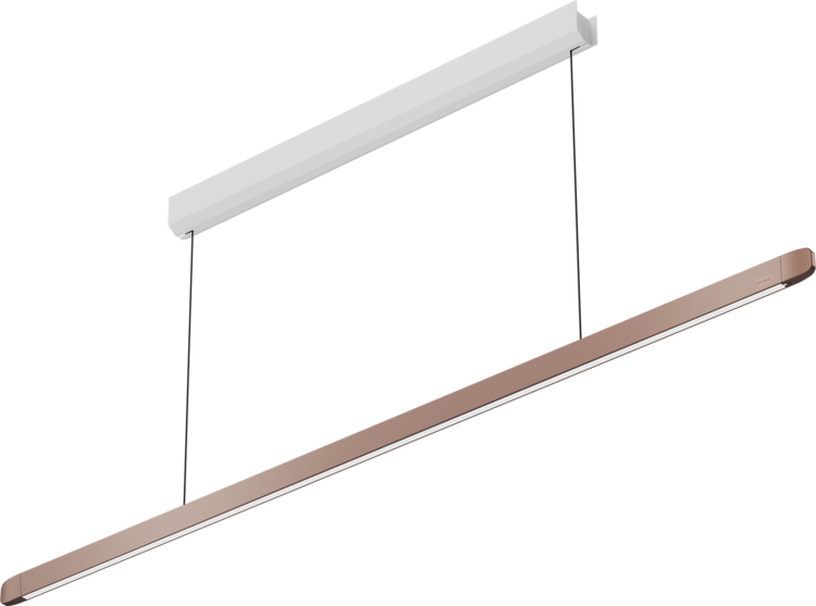 Horizon - Lampe à suspension fix (or rose)