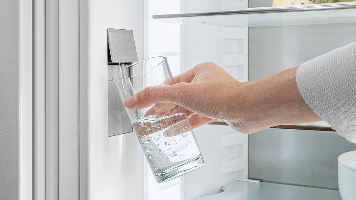 L’eau fraîche, sans carafe à remplir.