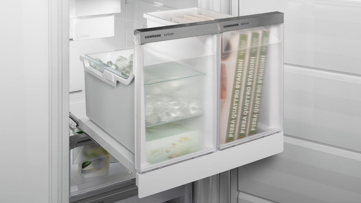 Une réserve de 5,7 kg de glaçons.