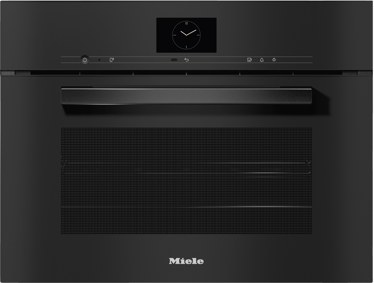 Four vapeur combiné compact Miele, finition Noir obsidien