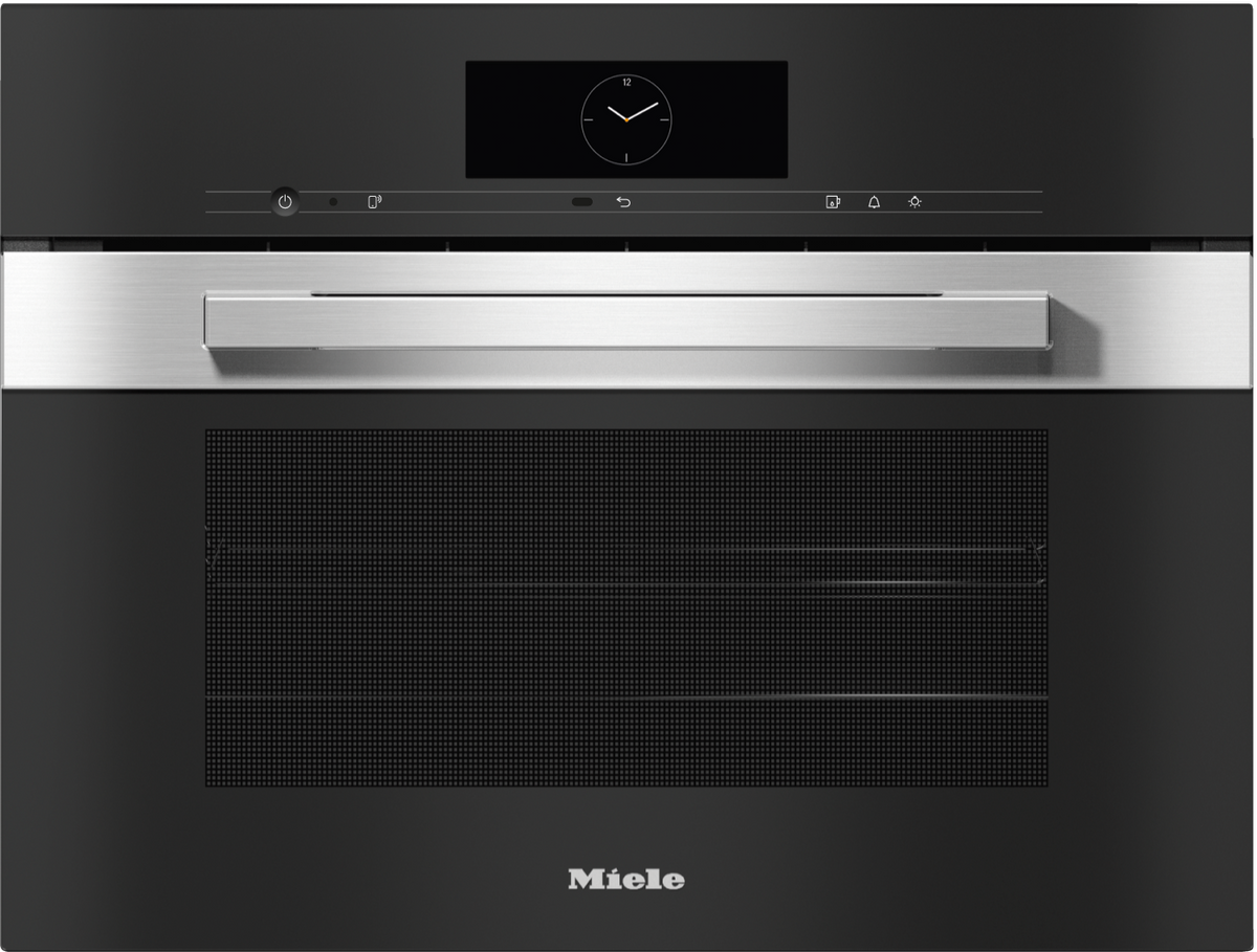 Four vapeur combiné compact Miele DGC 7840 HC Pro, finition Inox CleanSteel