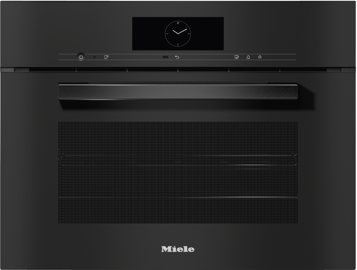 Four vapeur combiné compact Miele DGC 7840 HC Pro, finition Noir obsidien