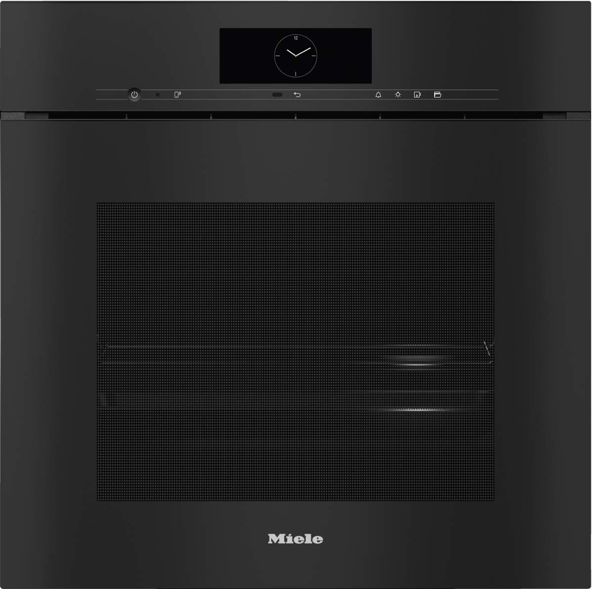 Four vapeur combiné sans poignée Miele DGC 7860 HCX Pro, finition Noir obsidien