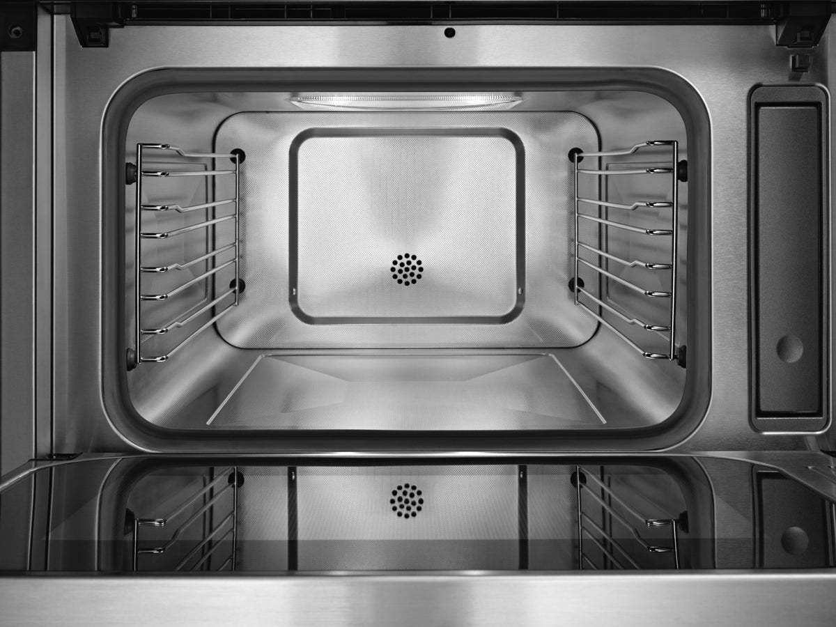 Enceinte de cuisson en inox à structure tramée