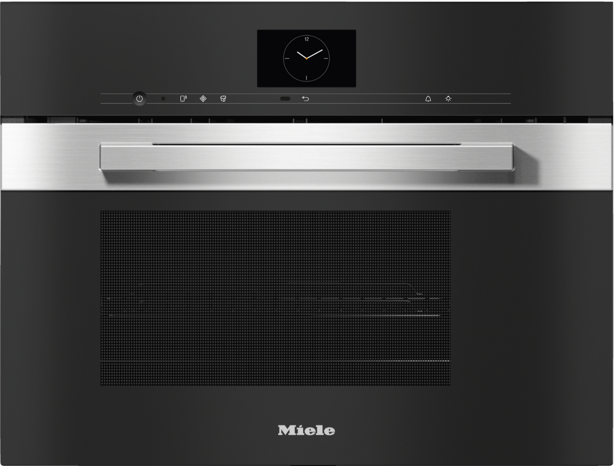 Four vapeur micro-ondes Miele DGM 7640, finition Inox CleanSteel