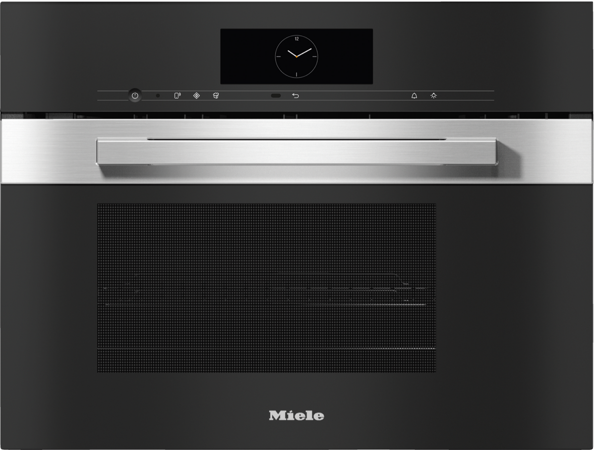 Four vapeur micro-ondes Miele DGM 7840, finition Inox CleanSteel