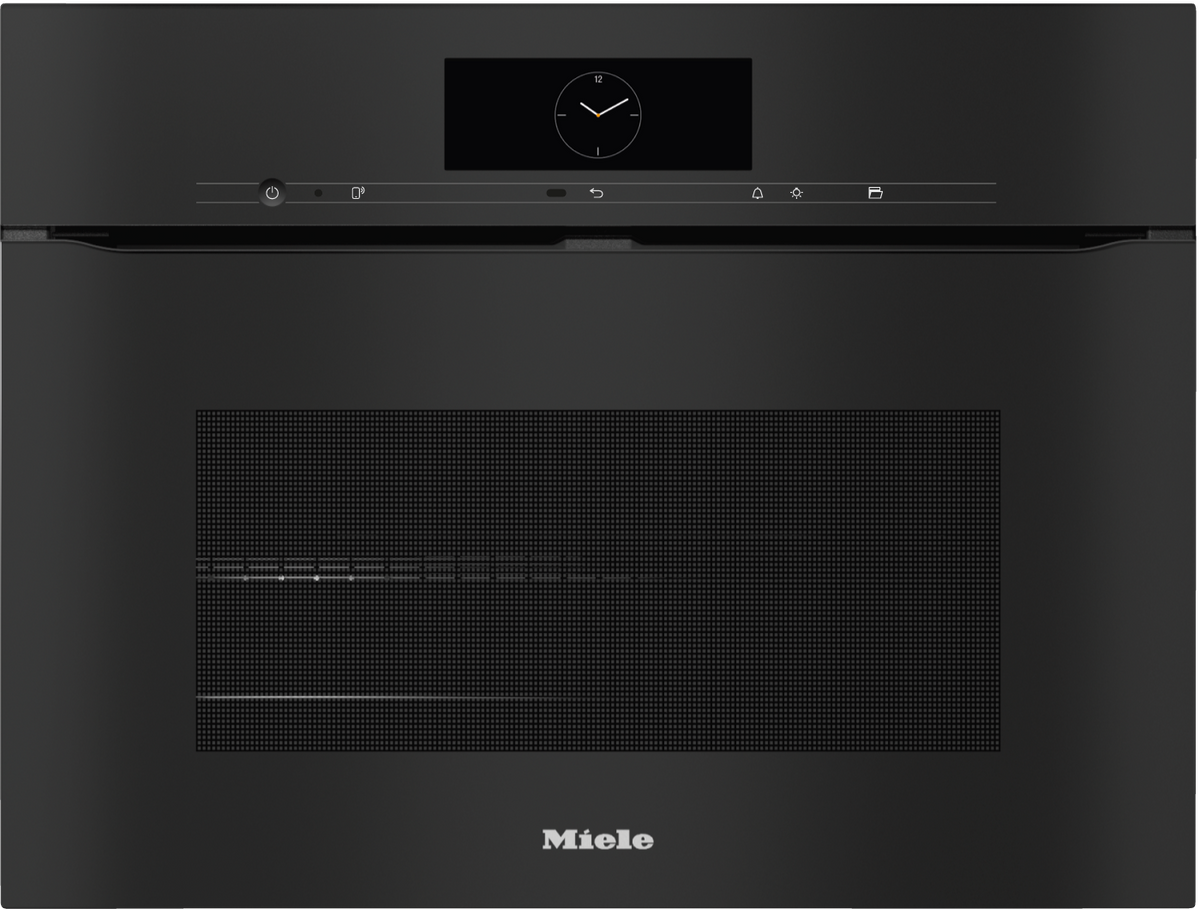 Four compact sans poignée Miele H 7840 BPX, finition Noir obsidien
