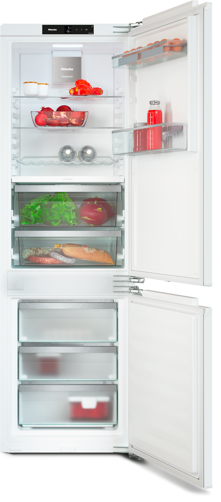 Combiné réfrigérateur-congélateur encastrable Miele KFN 7744 E