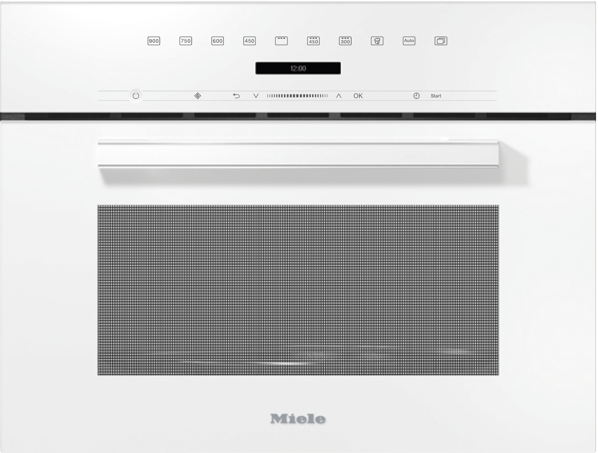 Micro-ondes encastrable Miele M 7244 TC, finition Blanc brillant