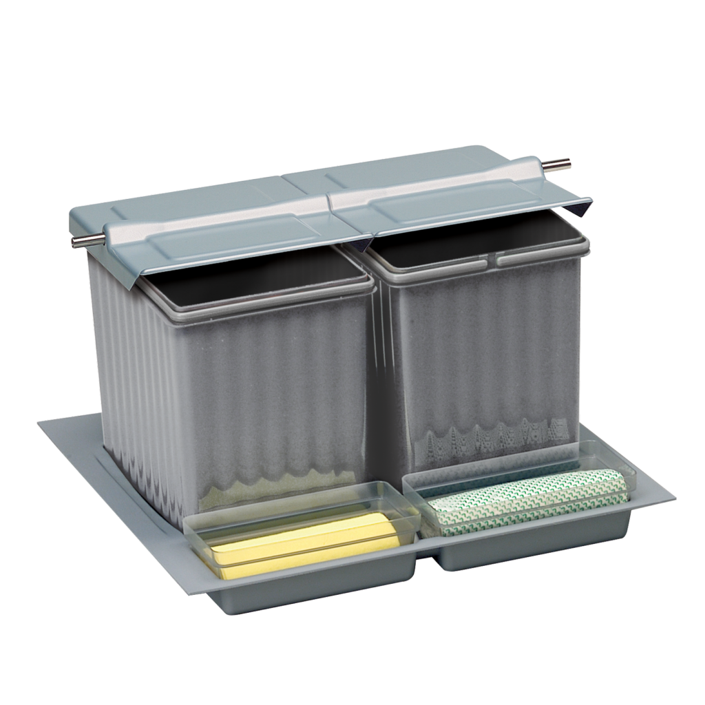Collecteur de tri 3 bacs 27 L MSA pour tiroir de 600 mm