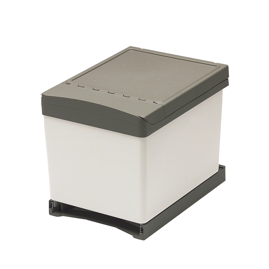 Poubelle tri 2 bacs 32 L MSA automatique pour meuble de 450 mm