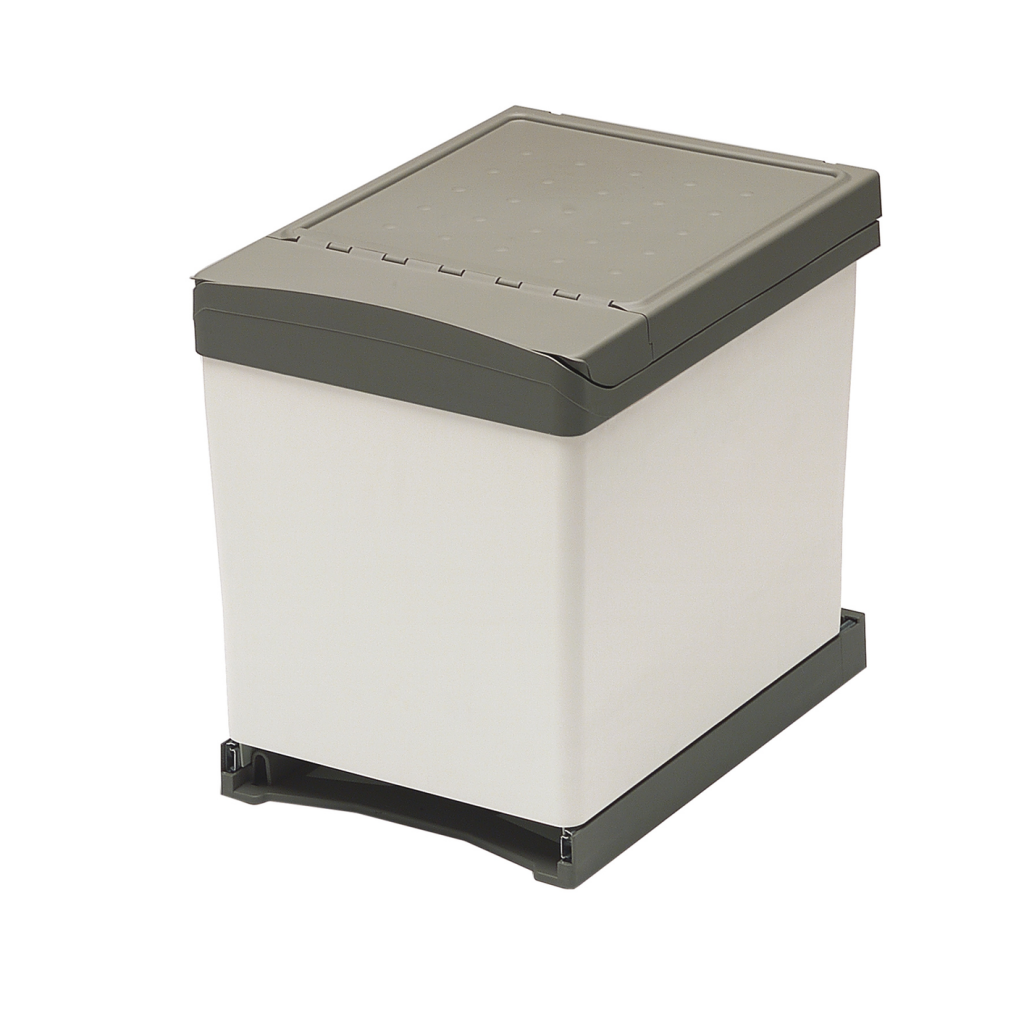 Poubelle tri 2 bacs 42 L MSA automatique pour meuble de 450 mm