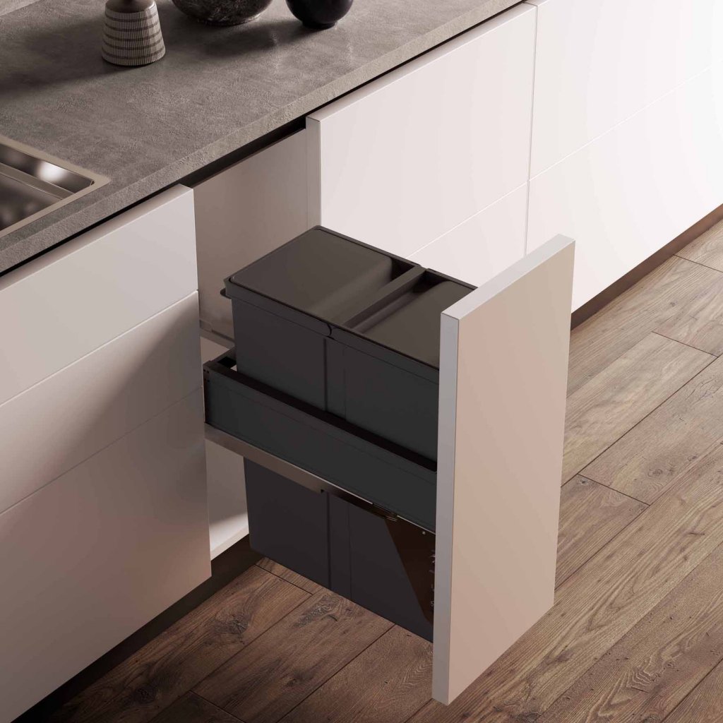 Poubelle MSA 5830 seau 40 L avec couvercle