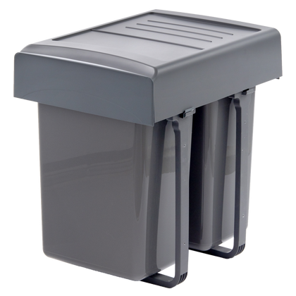 Poubelle de tri 2 bacs 40 L (9220), vue principale